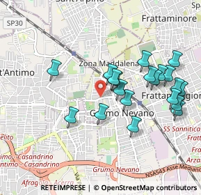 Mappa Via Francesco Baracca, 80028 Grumo Nevano NA, Italia (1.0115)