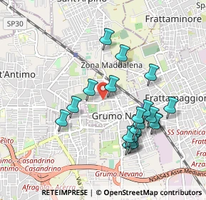 Mappa Via Bellini, 80028 Grumo Nevano NA, Italia (0.975)