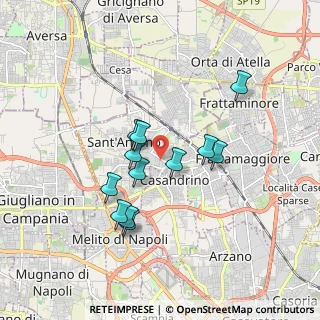 Mappa Via dei Passeri, 80029 Sant'Antimo NA, Italia (1.60167)