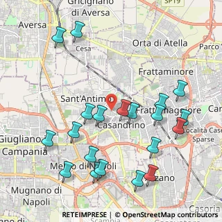Mappa Via dei Passeri, 80029 Sant'Antimo NA, Italia (2.5115)