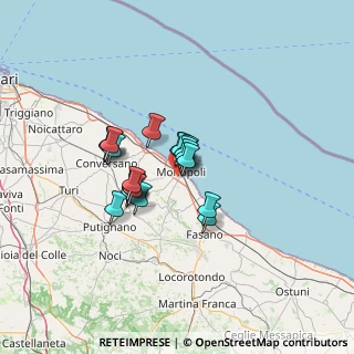 Mappa 70043 Monopoli BA, Italia (9.6075)