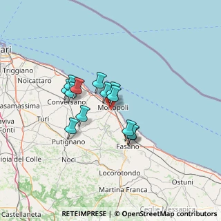 Mappa 70043 Monopoli BA, Italia (10.69538)
