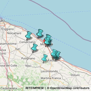 Mappa 70043 Monopoli BA, Italia (9.3095)