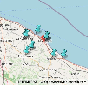 Mappa 70043 Monopoli BA, Italia (10.98417)