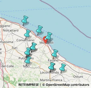 Mappa 70043 Monopoli BA, Italia (15.88231)