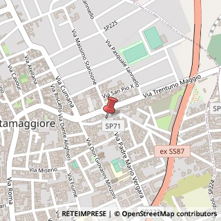 Mappa Via Canonico Antonio Giordano, 37, 80027 Frattamaggiore, Napoli (Campania)