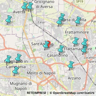 Mappa Via Silvio Pellico, 80029 Sant'Antimo NA, Italia (3.126)