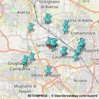 Mappa 80029 Sant'Antimo NA, Italia (1.9855)