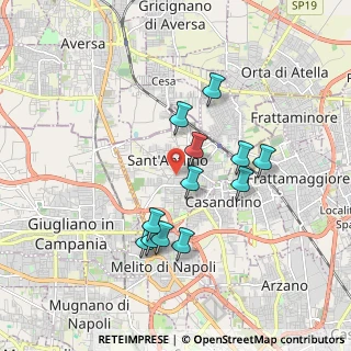 Mappa 80029 Sant'Antimo NA, Italia (1.72333)