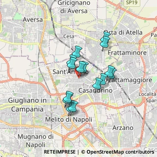 Mappa Via B. de Martino, 80029 Sant'Antimo NA, Italia (1.438)