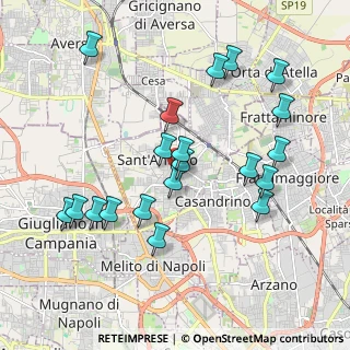 Mappa Via B. de Martino, 80029 Sant'Antimo NA, Italia (2.1315)