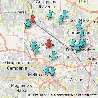 Mappa Via B. de Martino, 80029 Sant'Antimo NA, Italia (2.438)