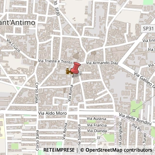 Mappa Via B. di Martino, 14, 80029 Sant'Antimo, Napoli (Campania)