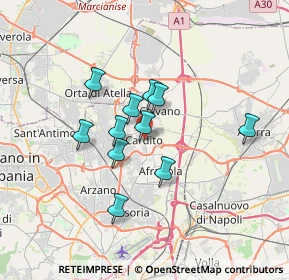 Mappa Via Murillo di Petti, 80024 Cardito NA, Italia (2.80455)