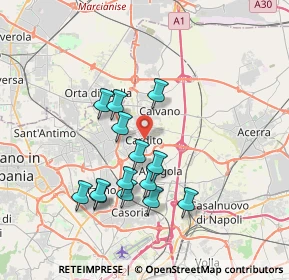 Mappa Via Murillo di Petti, 80024 Cardito NA, Italia (3.52214)