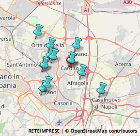 Mappa Via Murillo di Petti, 80024 Cardito NA, Italia (2.91154)