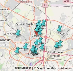 Mappa Via Murillo di Petti, 80024 Cardito NA, Italia (3.43579)