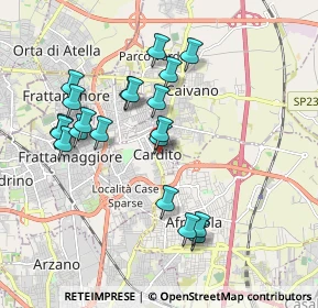 Mappa Via Murillo di Petti, 80024 Cardito NA, Italia (1.955)