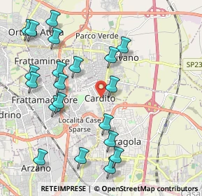 Mappa Via Murillo di Petti, 80024 Cardito NA, Italia (2.4985)