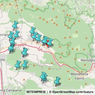 Mappa Via D'Andrea, 83027 Mugnano del Cardinale AV, Italia (5.3885)