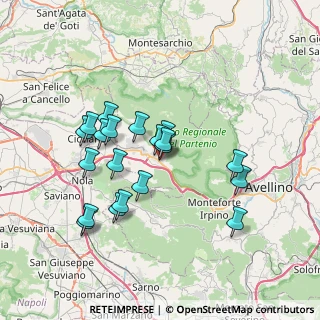 Mappa Via D'Andrea, 83027 Mugnano del Cardinale AV, Italia (6.9465)