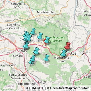 Mappa Via Palmiro Togliatti, 83027 Mugnano del Cardinale AV, Italia (7.6485)