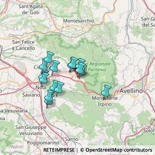 Mappa Via Palmiro Togliatti, 83027 Mugnano del Cardinale AV, Italia (5.93133)