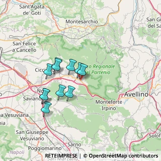 Mappa Via Palmiro Togliatti, 83027 Mugnano del Cardinale AV, Italia (6.36727)