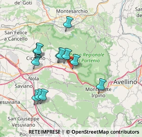 Mappa Via Palmiro Togliatti, 83027 Mugnano del Cardinale AV, Italia (7.29417)