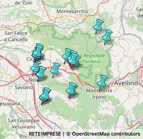 Mappa Via Palmiro Togliatti, 83027 Mugnano del Cardinale AV, Italia (7.129)