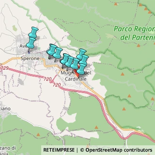 Mappa Via Palmiro Togliatti, 83027 Mugnano del Cardinale AV, Italia (1.4075)