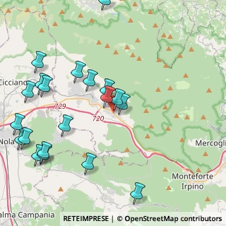 Mappa Via Palmiro Togliatti, 83027 Mugnano del Cardinale AV, Italia (5.4705)