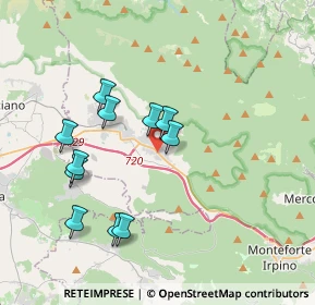 Mappa Via Palmiro Togliatti, 83027 Mugnano del Cardinale AV, Italia (3.76727)