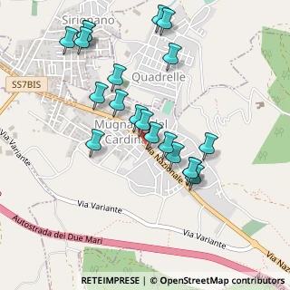 Mappa Via Palmiro Togliatti, 83027 Mugnano del Cardinale AV, Italia (0.523)