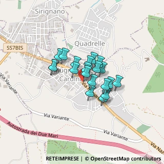Mappa Via Palmiro Togliatti, 83027 Mugnano del Cardinale AV, Italia (0.2845)