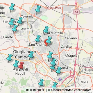 Mappa Via Gioacchino Rossini, 80028 Grumo Nevano NA, Italia (5.93056)