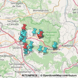 Mappa Via Campo, 83027 Mugnano del Cardinale AV, Italia (6.951)