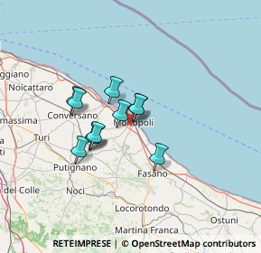 Mappa 70043 Monopoli BA, Italia (10.07455)