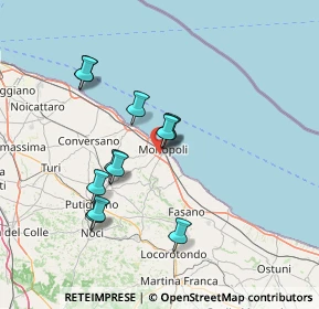 Mappa 70043 Monopoli BA, Italia (13.35583)