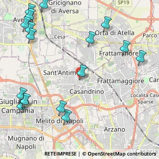 Mappa Via Flavio Gioia, 80029 Sant'Antimo NA, Italia (3.35647)