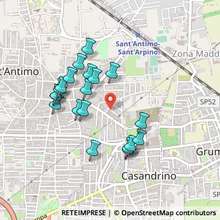 Mappa Via Flavio Gioia, 80029 Sant'Antimo NA, Italia (0.477)