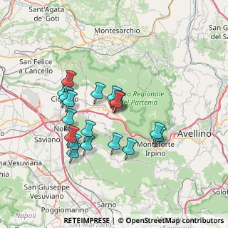 Mappa Via John Fitzgerald Kennedy, 83027 Mugnano del Cardinale AV, Italia (6.83889)