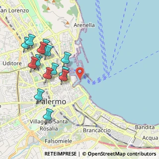 Mappa Via Molo Sud, 90133 Palermo PA, Italia (2.47357)
