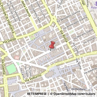 Mappa Via Mariano Stabile, 172, 90100 Palermo, Palermo (Sicilia)