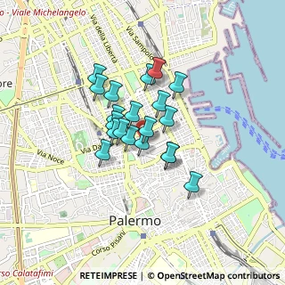 Mappa Via Sant'Oliva, 90141 Palermo PA, Italia (0.646)