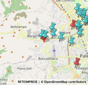 Mappa Via Pietro Platania, 90129 Palermo PA, Italia (2.95824)