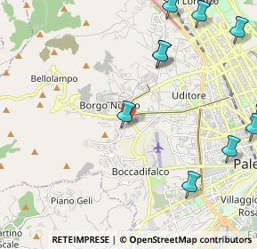 Mappa Via Pietro Platania, 90129 Palermo PA, Italia (3.46417)
