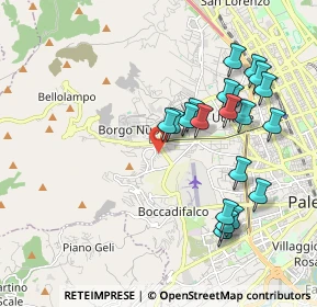 Mappa Via Pietro Platania, 90129 Palermo PA, Italia (2.204)
