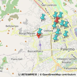 Mappa Via Ogaden, 90135 Palermo PA, Italia (2.54)