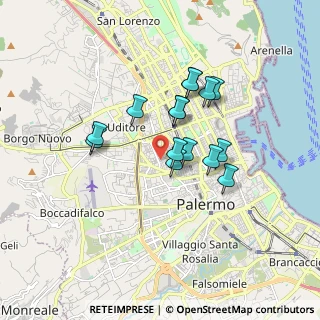 Mappa Via Crociferi, 90145 Palermo PA, Italia (1.52067)